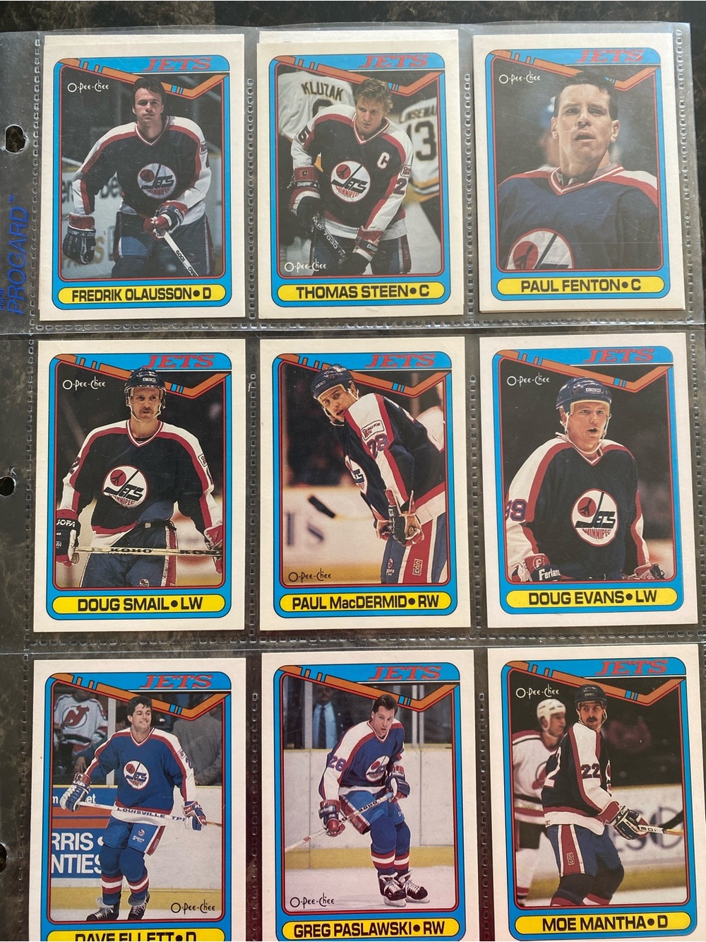 Winnipeg Jets 21 Vintage Hockey Cards